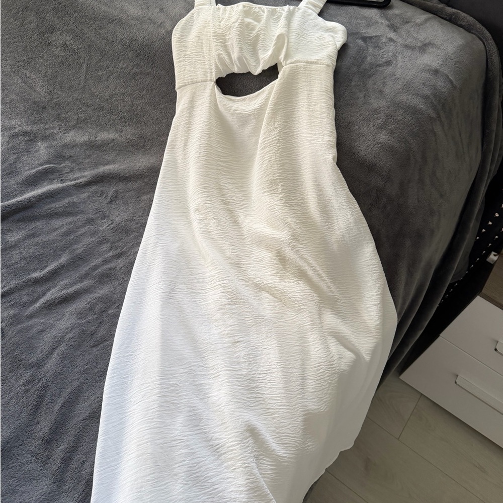 Altar'd State White Backless Dress